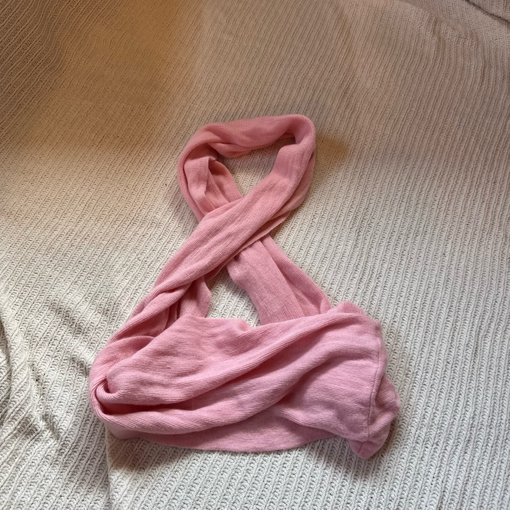 Pink halter top or infinity Scarf